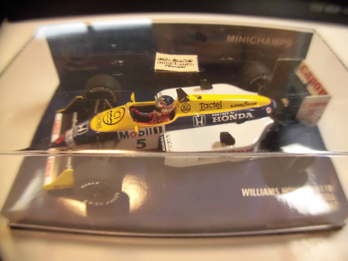 ウィリアムズ・ホンダFW11B　ナイジェル・マンセル　1987　【PMA　1/43　ミニチャンプス　F1ミニカー】　ウィリアムズFW11B_画像8