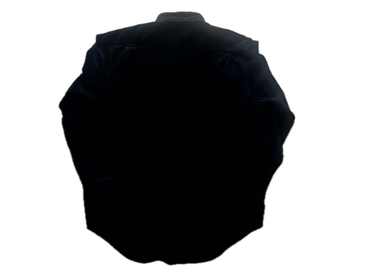 カールヘルム カジュアル シャツ コーディロイ L 胸ポケット 長袖 綿100% 黒 ピンクハウス アメカジ 秋冬春 USED メンズ ピンクハウス_画像4