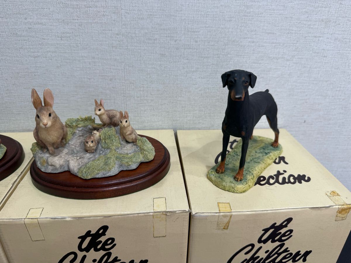 【4個セット】ボーダーファインアーツ 置物 Border Fine Arts ラビット 犬 アンティーク インテリア_画像3