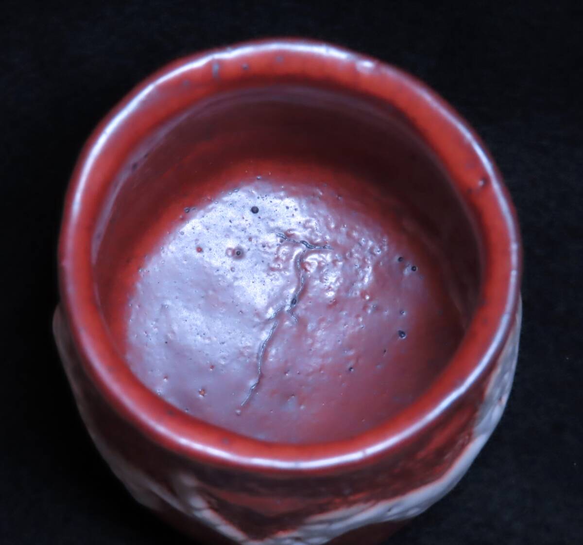 鈴木富雄　志野湯呑　山月窯　共箱／陶芸　志野焼　湯呑　_画像8