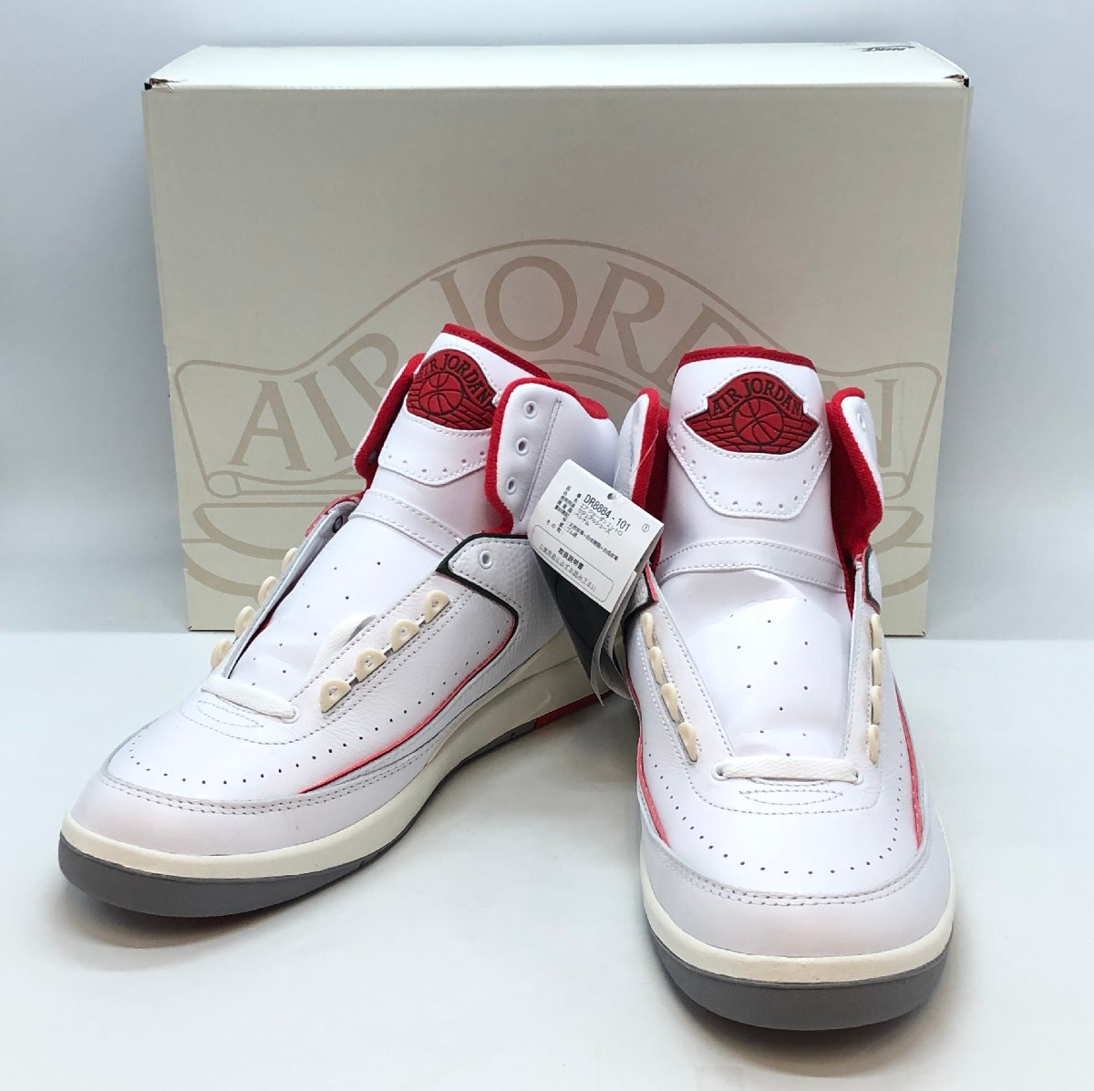 美品 NIKE ナイキ AIR JORDAN 2 RETRO Origins 型番:DR8884 101 サイズ:30cm エアジョーダン2 レトロ スニーカー ☆良品☆[75-0721-8E10]_画像1
