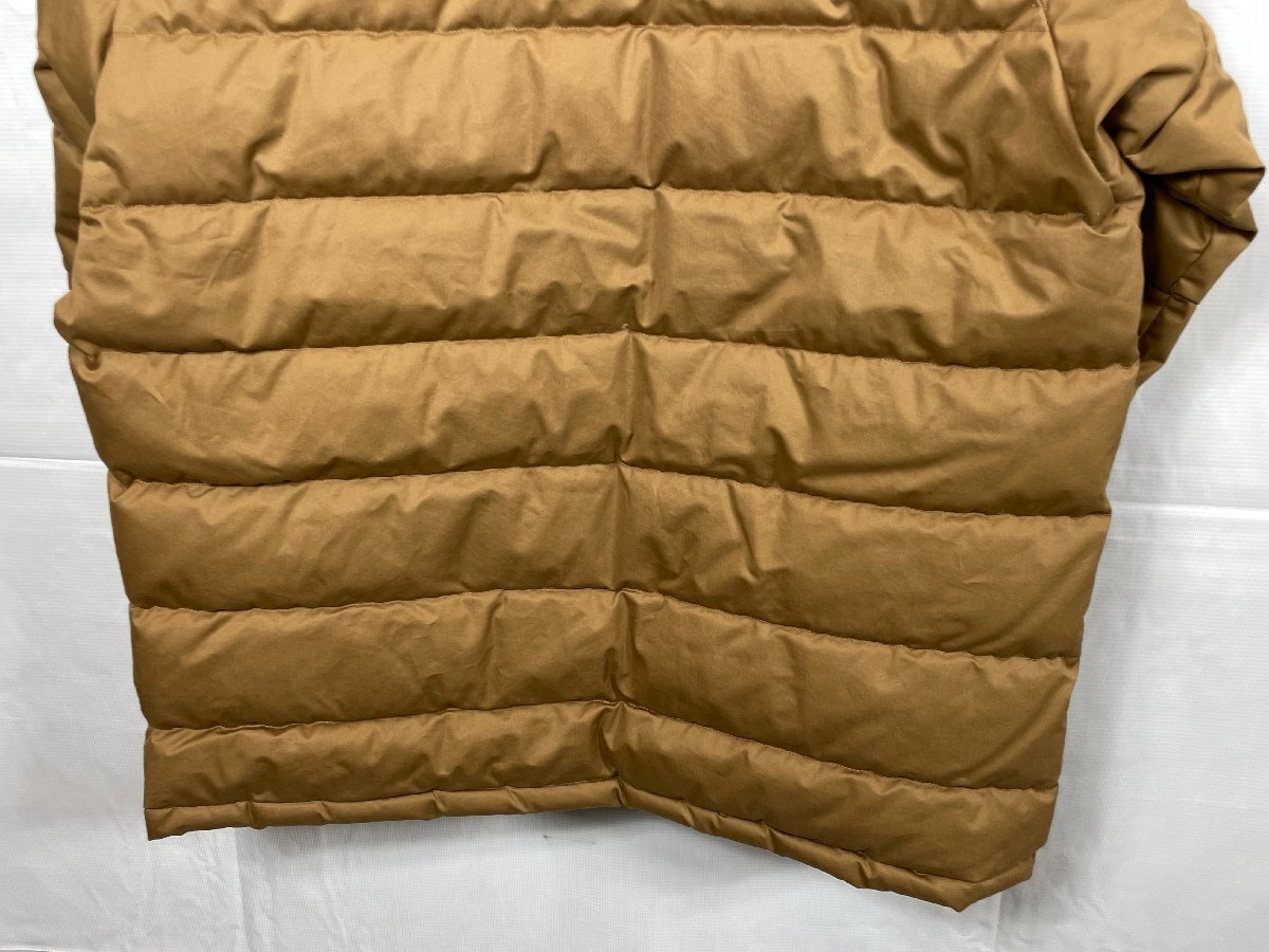 NANGA ナンガ COTTON PEACH DOWN HANTEN COYOTE コットンピーチダウン ブラウン系 カーキ系 メンズ ジャケット ☆良品☆[65-0429-E1]_画像6