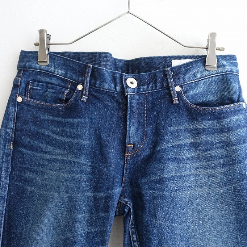 アッパーハイツ upper hights *ストレッチデニムスキニーパンツ*28インディゴウォッシュブルータイトスリム(2-2508-467)【51I52】
