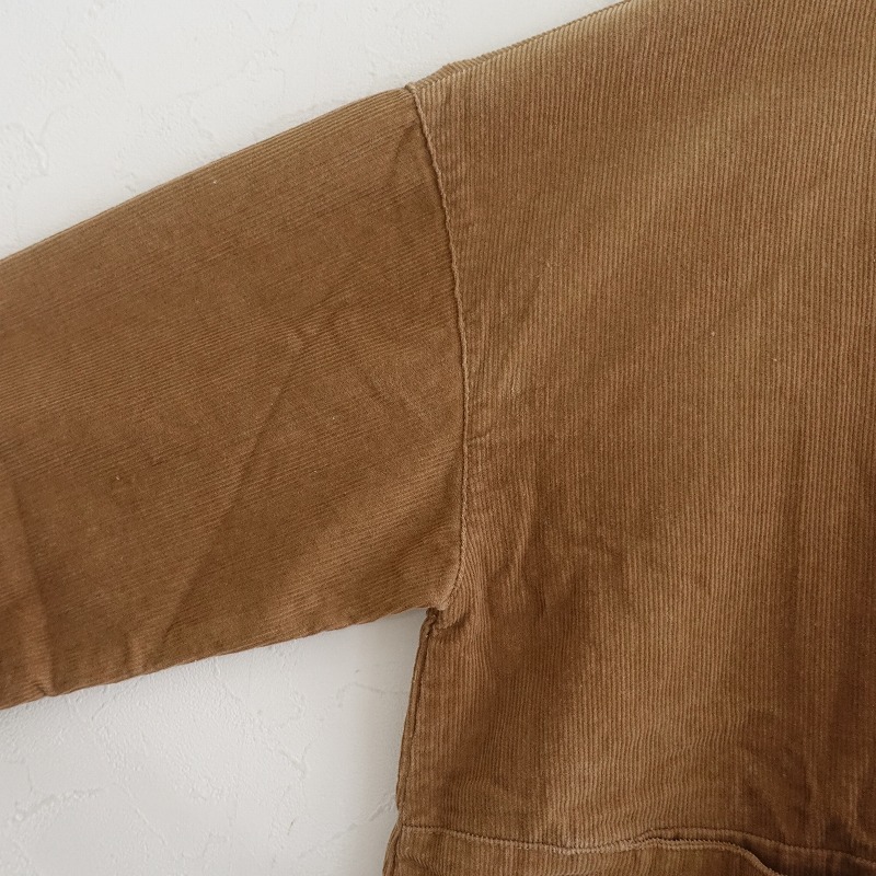 ディージーワイ Dgy*コーデュロイバンドカラーシャツジャケット*Ｍブラウンゆったり羽織ドロップショルダー(2-2508-641)【42I52】_画像3