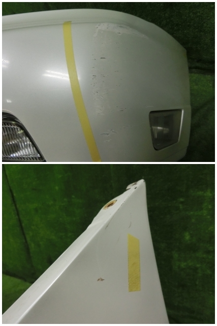 特価sale☆ 日産 ローレル メダリスト ・HC35 H13年・フロントバンパー・フォグランプ・コーナリングランプ・QT1 ホワイトP 白_画像3