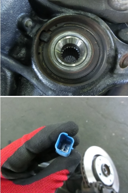 特価sale☆ プジョー 208・A95F01 2013年・左フロント足回り・ショック ナックル キャリパー ABSセンサー・9820310980 03031000157_画像5