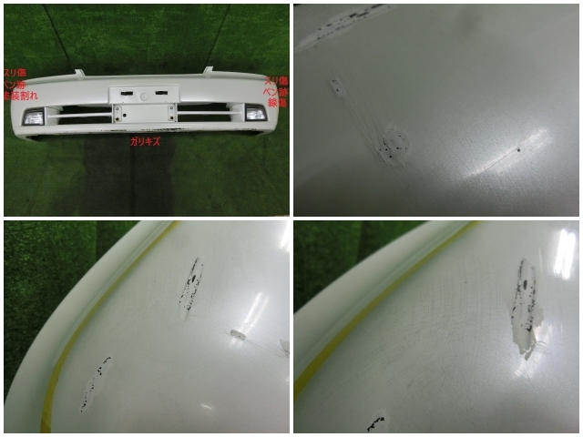 特価sale☆ 日産 ローレル メダリスト ・HC35 H13年・フロントバンパー・フォグランプ・コーナリングランプ・QT1 ホワイトP 白_画像2