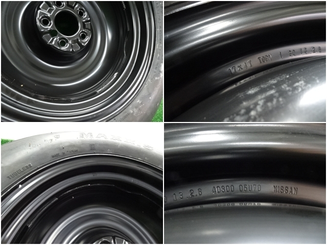特価sale☆ ニッサン 日産 フーガ ハイブリッド HV・HY51 H25年式・スペアタイヤ・T165/80D17 17インチ 即発送_画像5