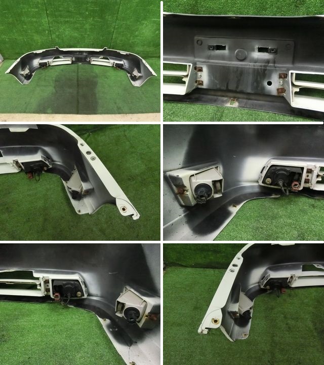 特価sale☆ 日産 ローレル メダリスト ・HC35 H13年・フロントバンパー・フォグランプ・コーナリングランプ・QT1 ホワイトP 白_画像5