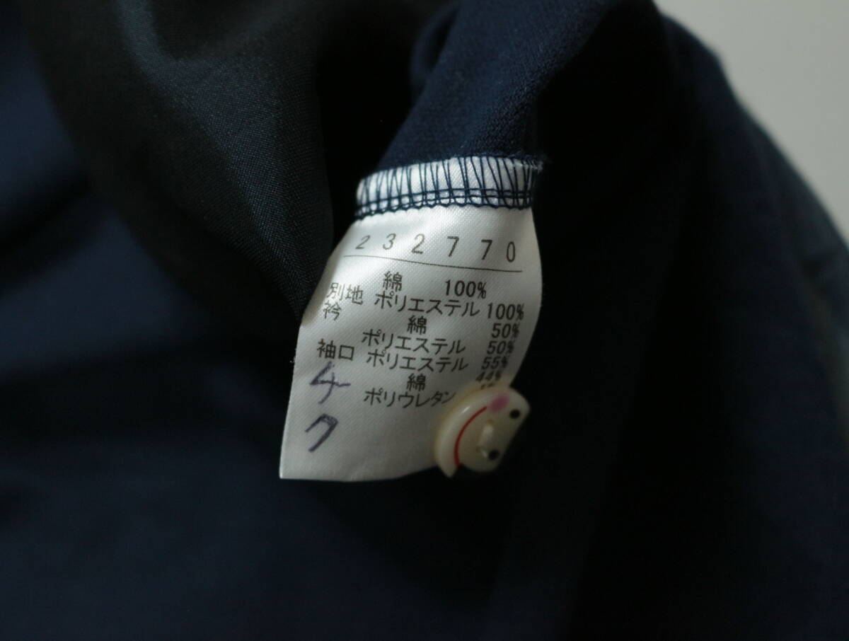 B216/OLLEBOREBLA/Alberobello/アルベロベロ/ポロワンピース/レース/ネイビー/日本制/美品/プルオーバーワンピース/