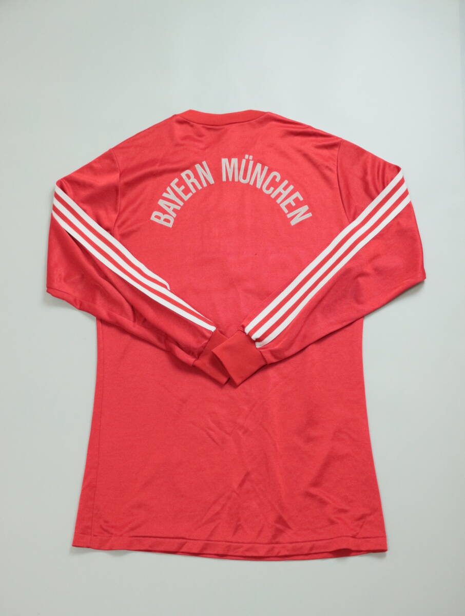 B196/Adidas/アディダス/1989-1991/ドイツ制/バイエルンミュンヘン/Bayern Munich/HOME/ユニフォーム/レプリカ/ゲームシャツ/レッド/L
