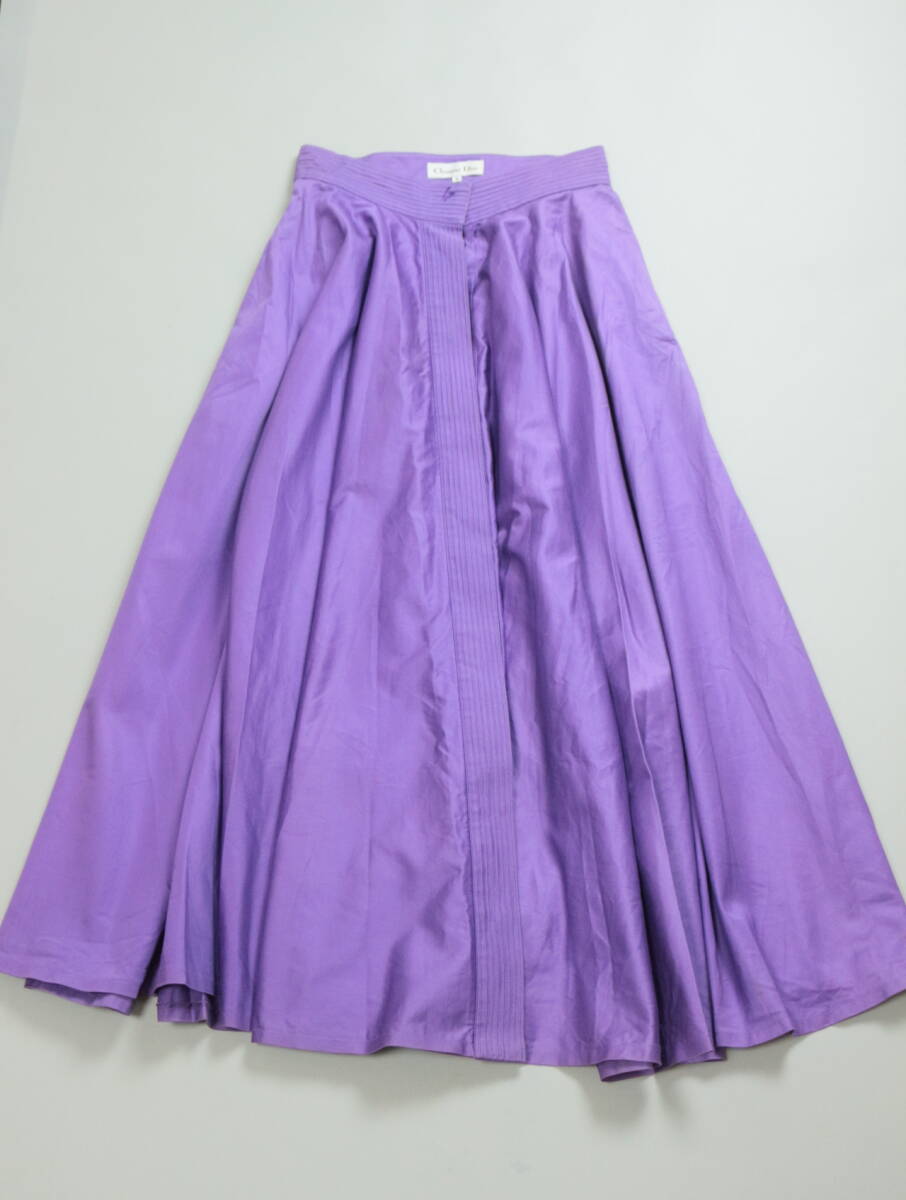 B260/Christian Dior/クリスチャンディオール/フレアスカート/Mサイズ/オールド/KP4V23800/90S/パープル/オールドディオール/