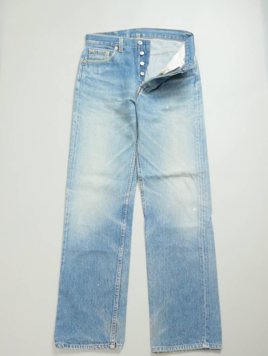 B278/Levi’s/リーバイス/アメリカ製/USA製/LOT501/バレンシア工場/555刻印/デニムパンツ/ジーンズ/Gパン/W30サイズ/90S/ヴィンテージ