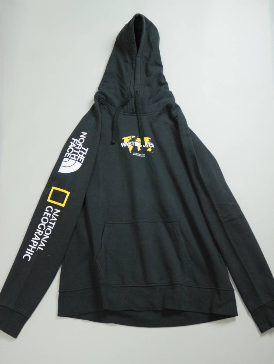 B321/THE NORTH FACE/ノースフェイス/ウィメンズ/プルオーバーパーカー/スウェットパーカー/XLサイズ/大きいサイズ/NATIONAL GEOGRAPHIC/