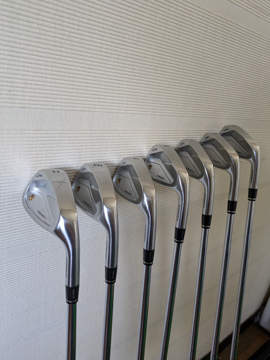 本間アイアンTR20V お得な7本セット　5〜11　カーボンシャフト 新作入荷，得価 【アイアン7本セット】 HONMA TR20V #5～#11