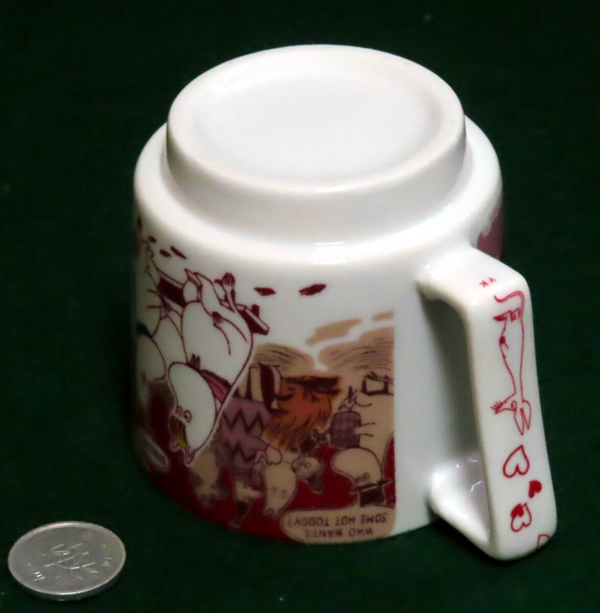 MOOMIN・ムーミン　ミニ　マグカップ　ミニマグ　フローレン・ミムラ姉さん　デミカップ　陶器_画像7