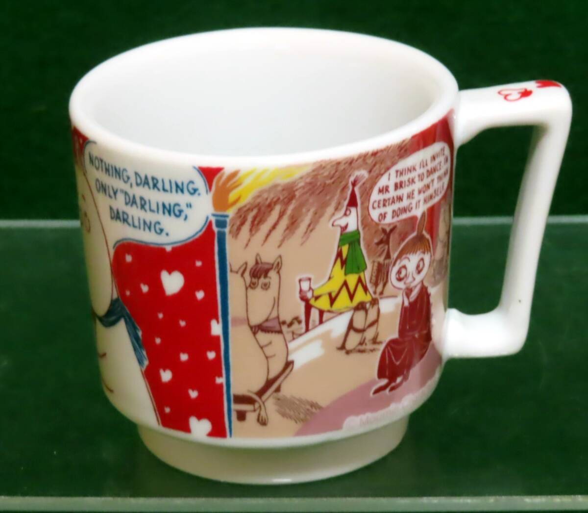 MOOMIN・ムーミン　ミニ　マグカップ　ミニマグ　フローレン・ミムラ姉さん　デミカップ　陶器_画像5