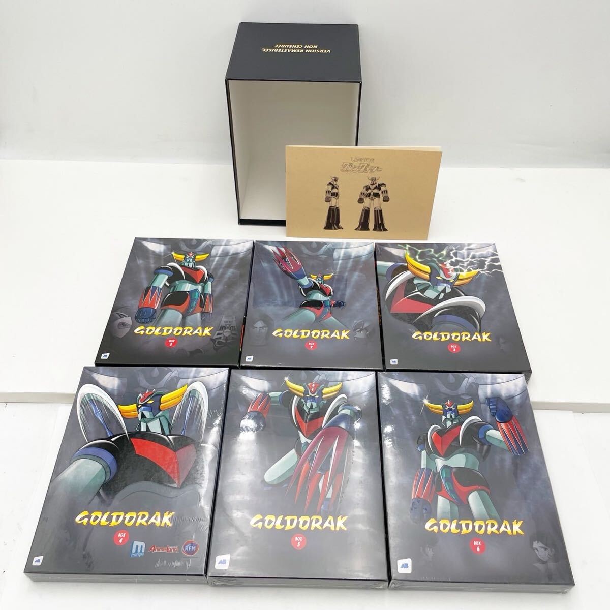 UFOロボ グレンダイザー GOLDORAK DVD BOX 18枚組 輸入盤 まとめ ボックスケースおまけ 未使用未開封品あり【EI2031】@60_画像2