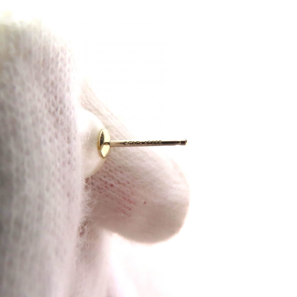 極美品★TIFFANY&Co. ティファニー ジーグフェルド コレクション パール ピアス フレッシュウォーターパール AG925 両耳用 重量2.33g_画像7