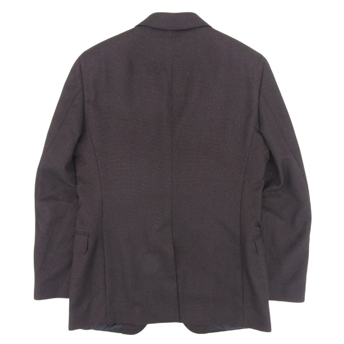 превосходный товар ^Salvatore Ferragamo Salvatore Ferragamo кашемир шелк . одиночный tailored jacket Brown 46 стандартный товар мужской