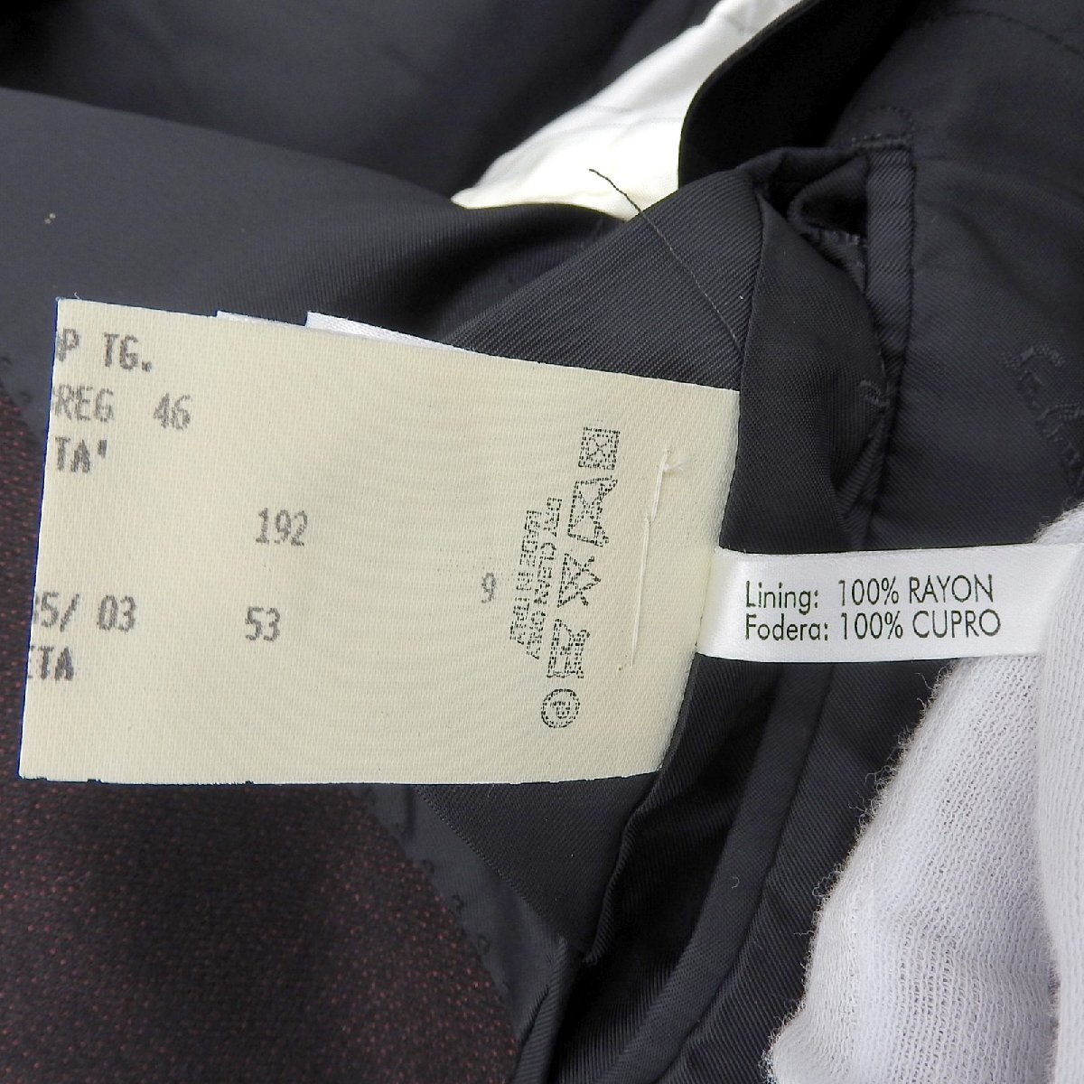 превосходный товар ^Salvatore Ferragamo Salvatore Ferragamo кашемир шелк . одиночный tailored jacket Brown 46 стандартный товар мужской