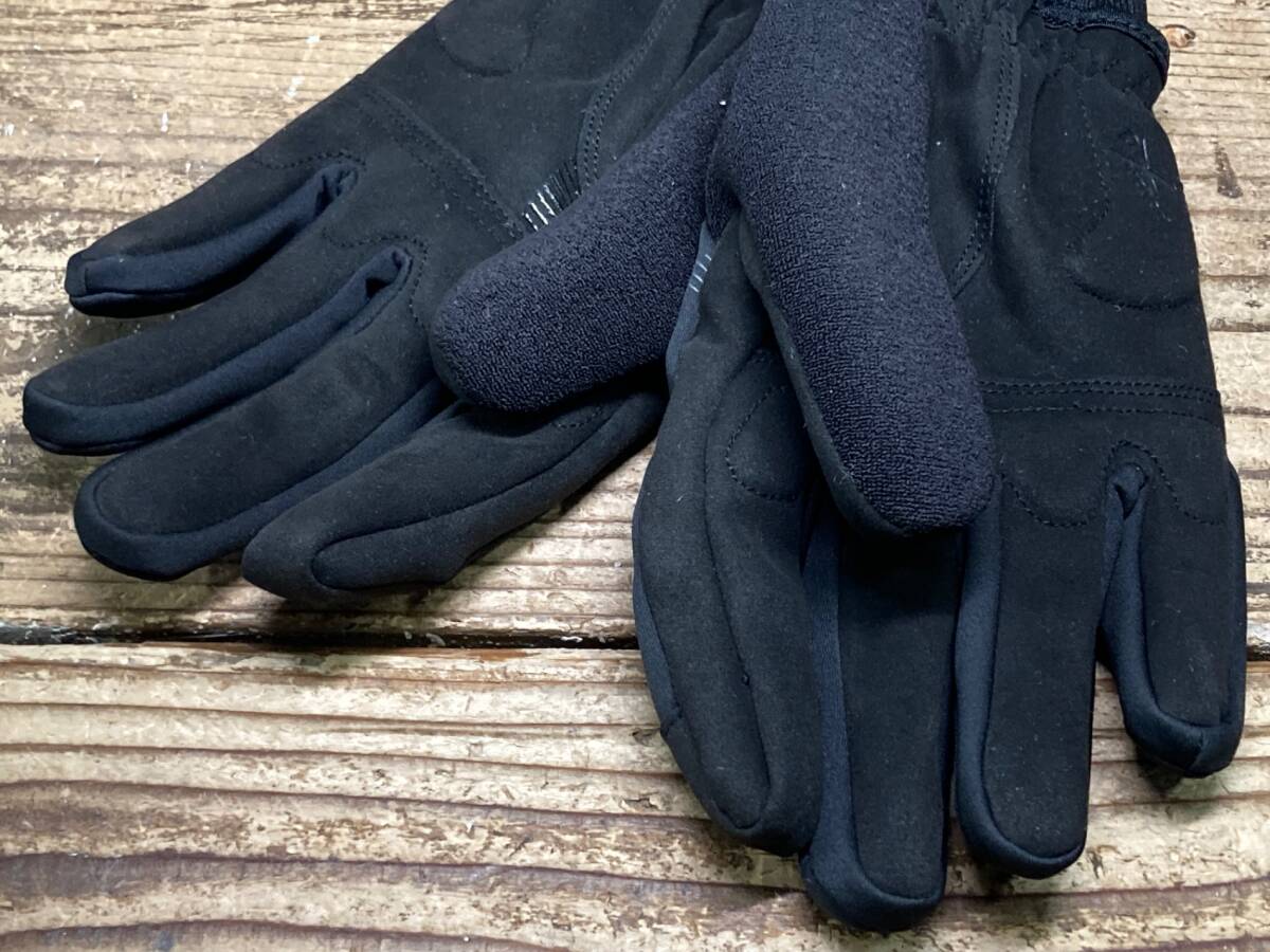 JJ827 シマノ SHIMANO 長指 グローブ 黒 L 裏起毛 GORE-TEX INFINIUM_画像4