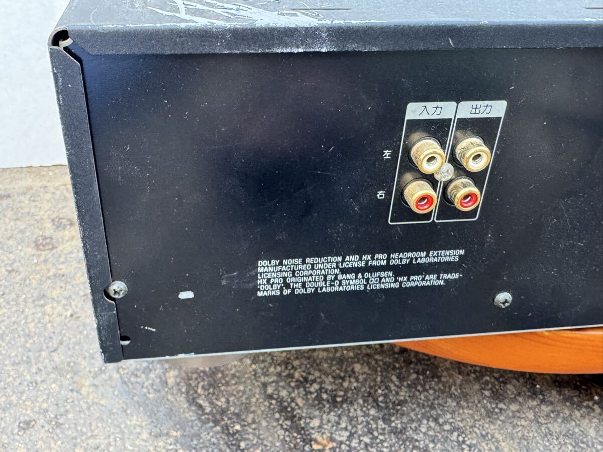 (J19) SONY カセットデッキ TC-WR965S オーディオ機(jī)器 通電確認(rèn)済み　現(xiàn)狀品　ジャンク