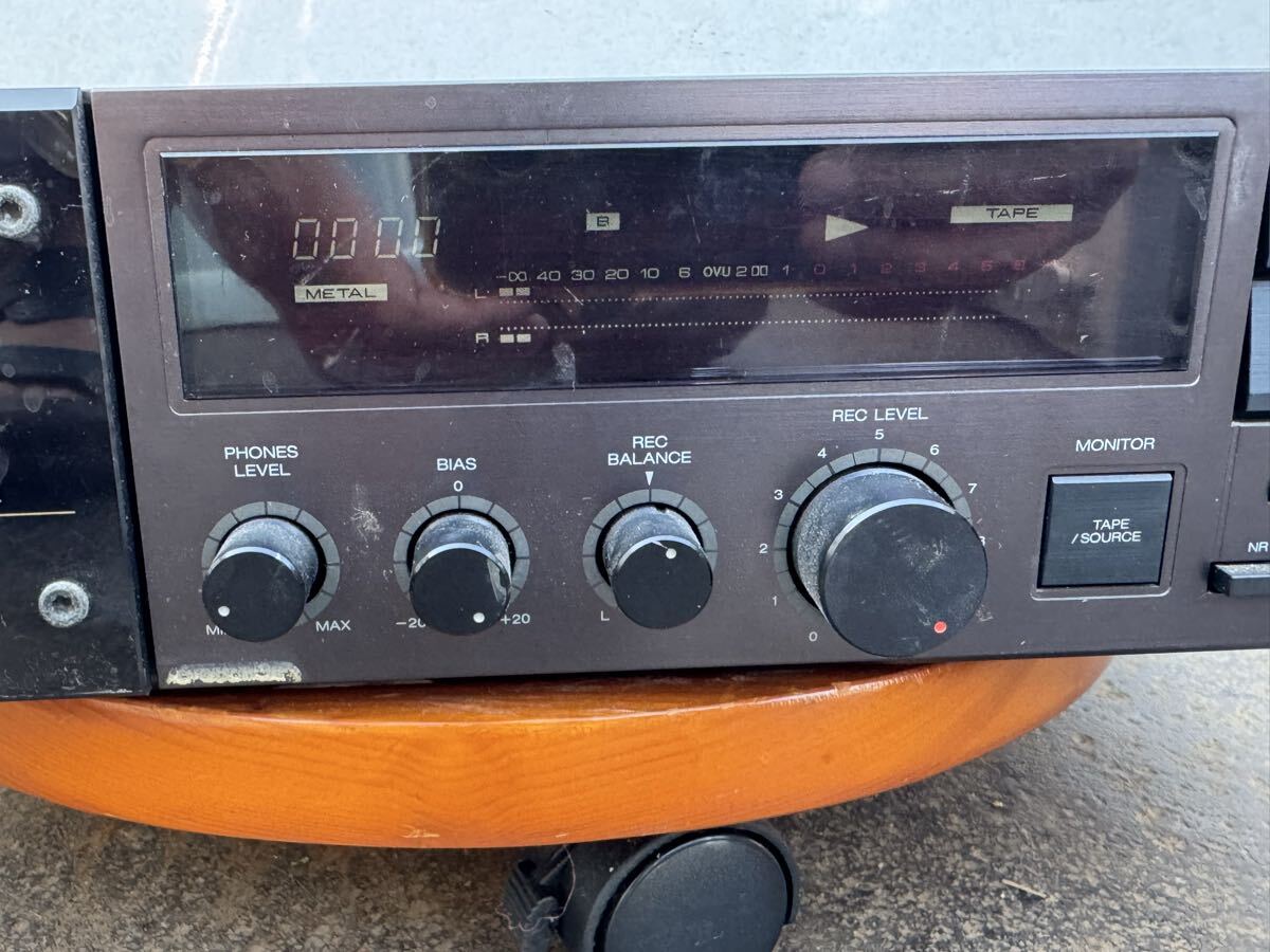 (J20) A&D GX-Z7000 カセットデッキ 通電確認(rèn)済み　現(xiàn)狀品ジャンク