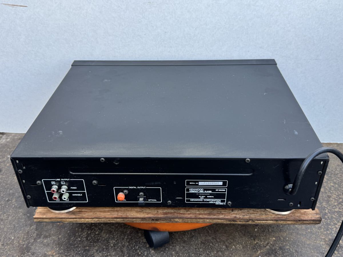 (J29) DP-990SG KENWOOD CDプレーヤー　通電確認(rèn)済み　現(xiàn)狀品　ジャンク