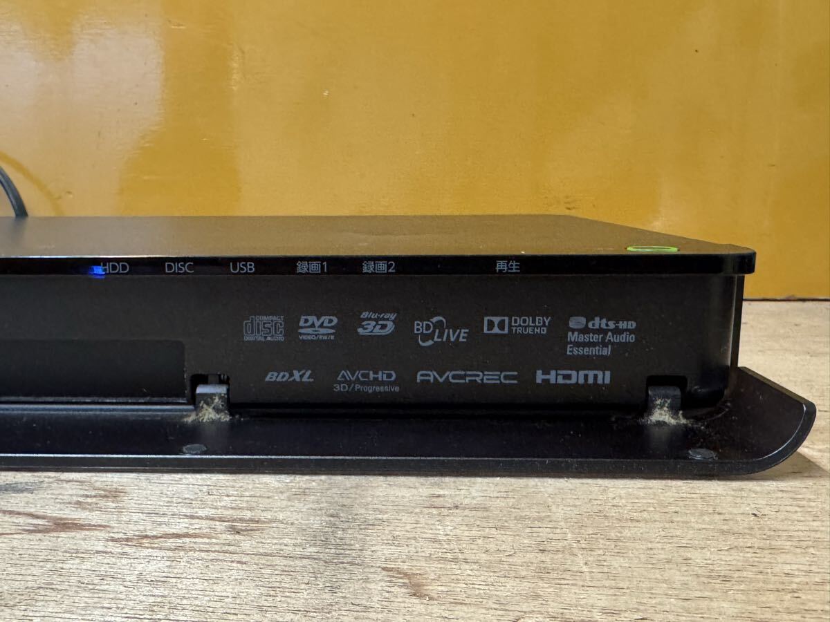 (J38) TOSHIBA HDD ブルーレイディスクレコーダー DBR-Z420 通電確認(rèn)済み　現(xiàn)狀品　ジャンク品
