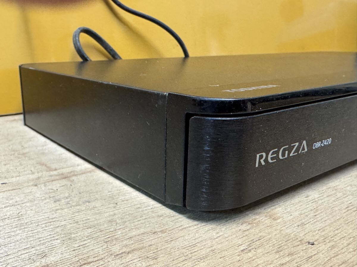 (J38) TOSHIBA HDD ブルーレイディスクレコーダー DBR-Z420 通電確認(rèn)済み　現(xiàn)狀品　ジャンク品