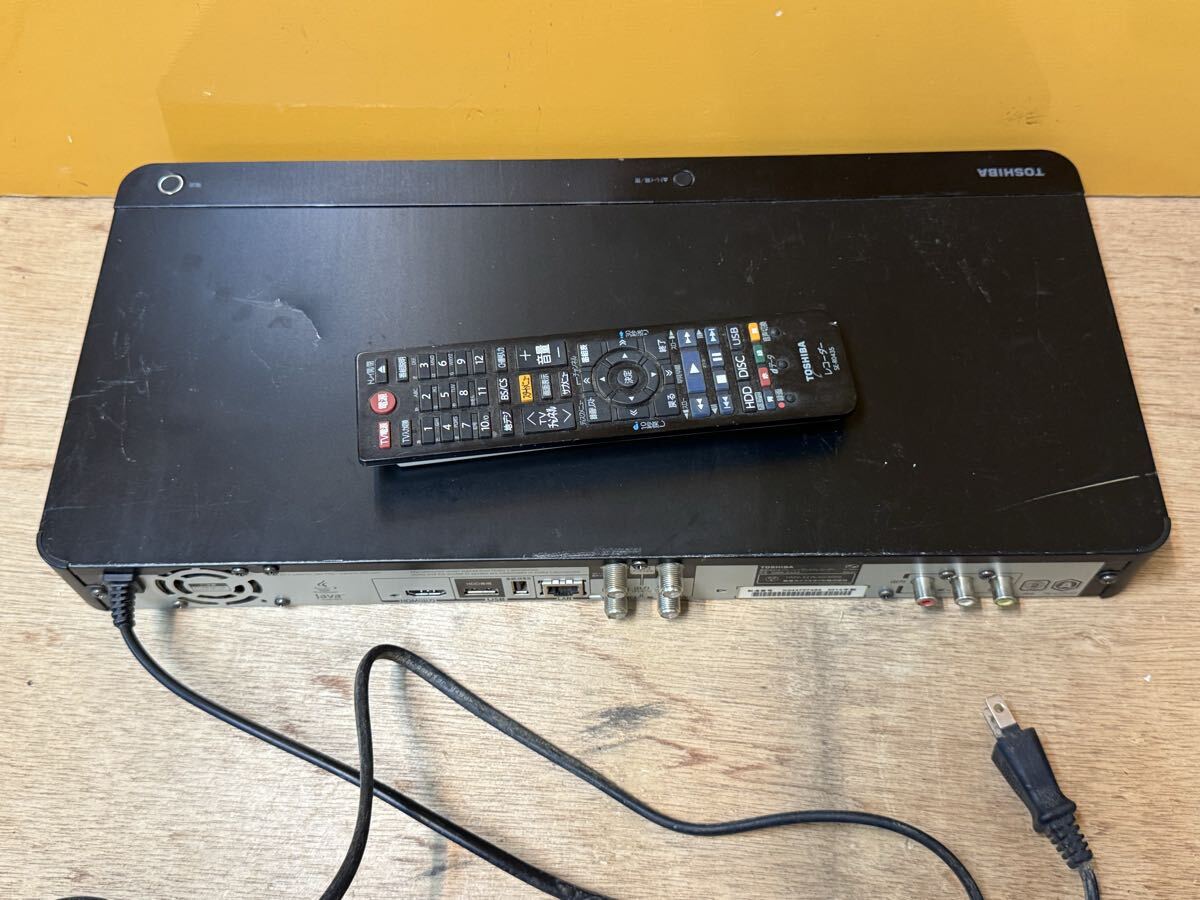 (J38) TOSHIBA HDD ブルーレイディスクレコーダー DBR-Z420 通電確認(rèn)済み　現(xiàn)狀品　ジャンク品