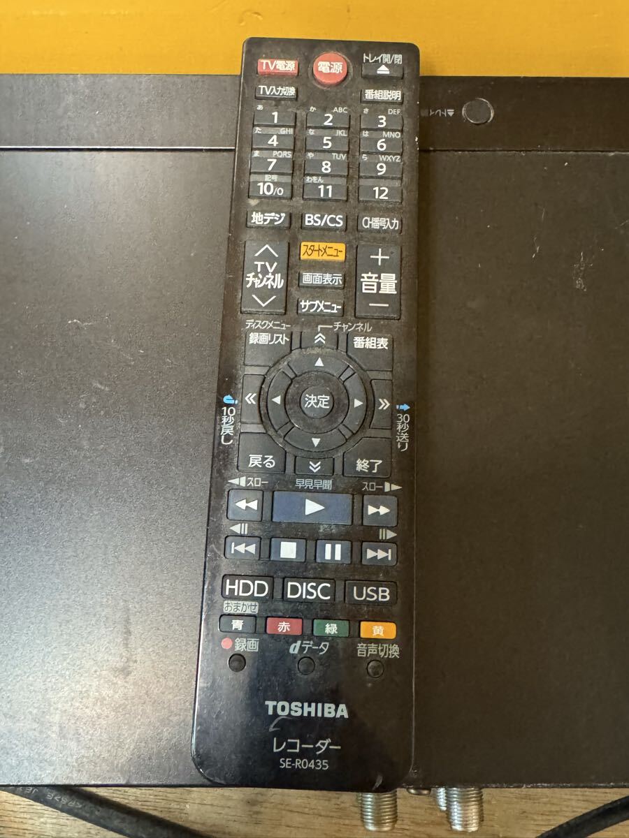 (J38) TOSHIBA HDD ブルーレイディスクレコーダー DBR-Z420 通電確認(rèn)済み　現(xiàn)狀品　ジャンク品