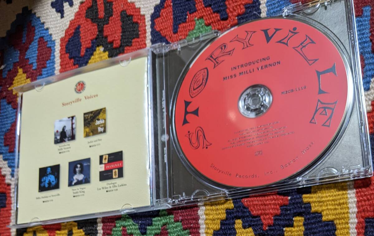 50's ミリー・ヴァーノン Milli Vernon (CD)/ イントロデューシング Introducing Storyville MZCB-1116 1956年_画像8