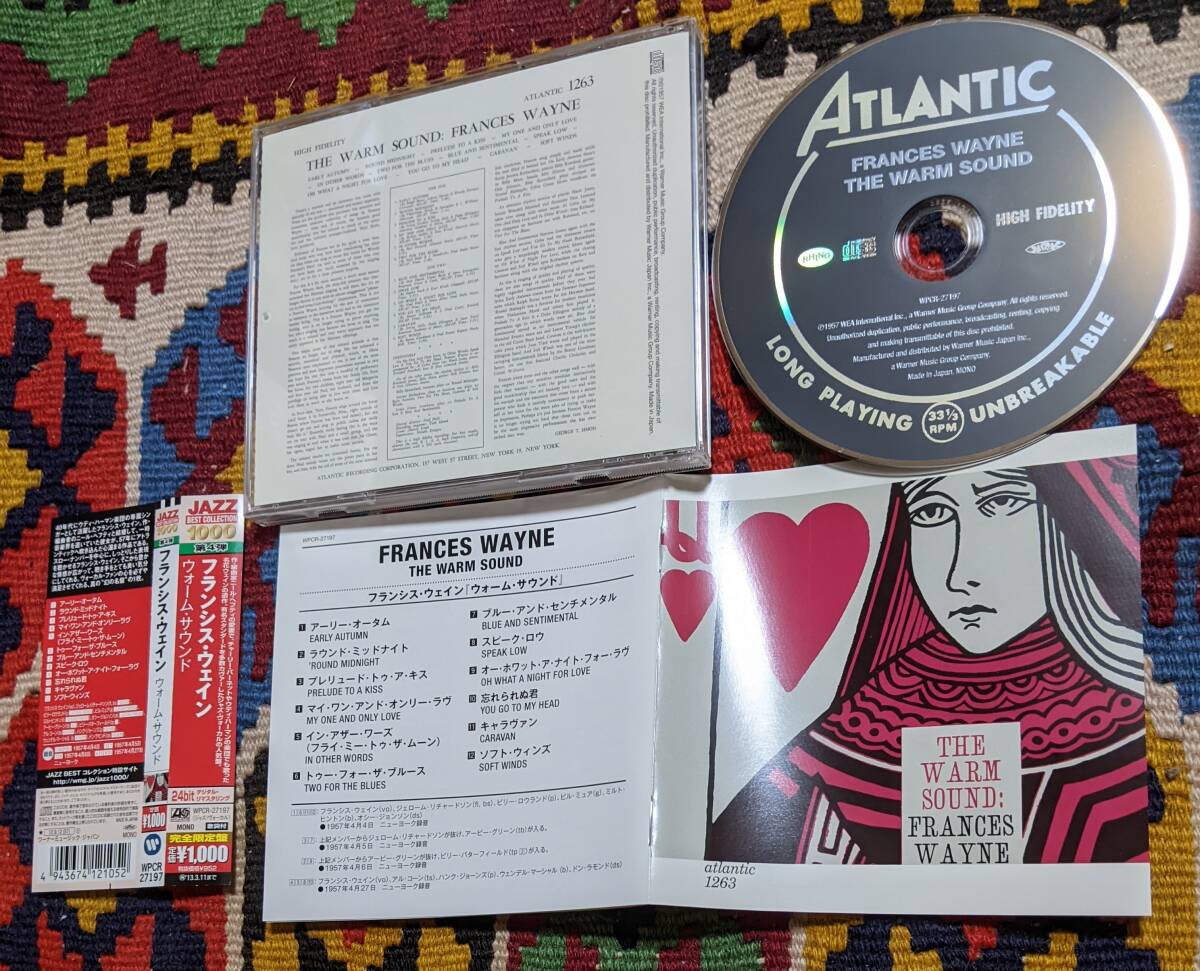 50's フランシス・ウェイン Frances Wayne (CD)/ ウォーム・サウンド：フランシス・ウェイン WPCR-27197 1957年_画像9