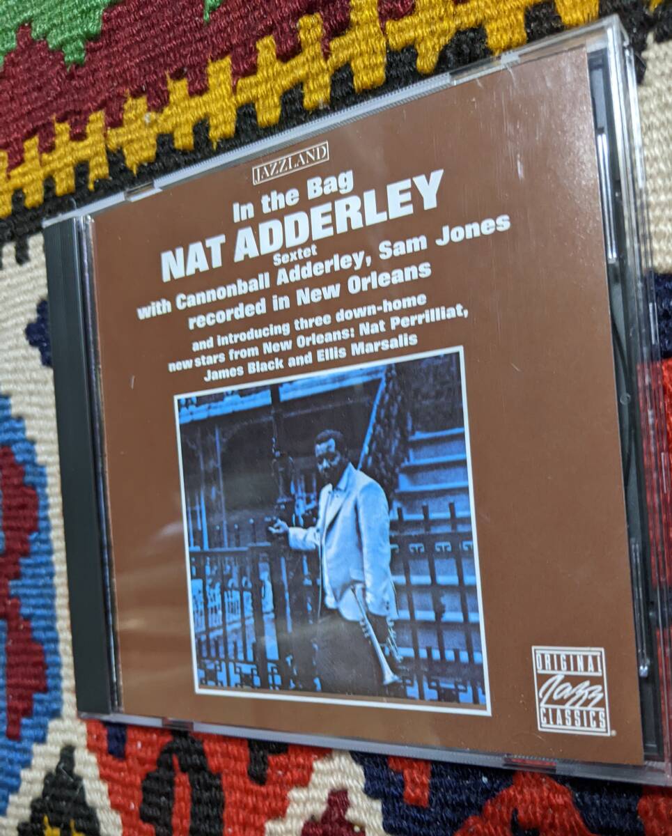 60's ナット・アダレイ　Nat Adderley Sextet (CD)/ イン・ザ・バッグ＋2 In The Bag OJCCD-648-2, Jazzland JLP-975 1962年_画像1