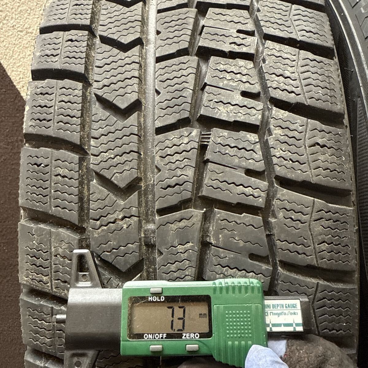 195/65R16 ダンロップ ウインター マックス WM02 2020年製造 2本 中古 スタッドレス タイヤ DUNLOP WINTER MAXX 送料無料_画像2