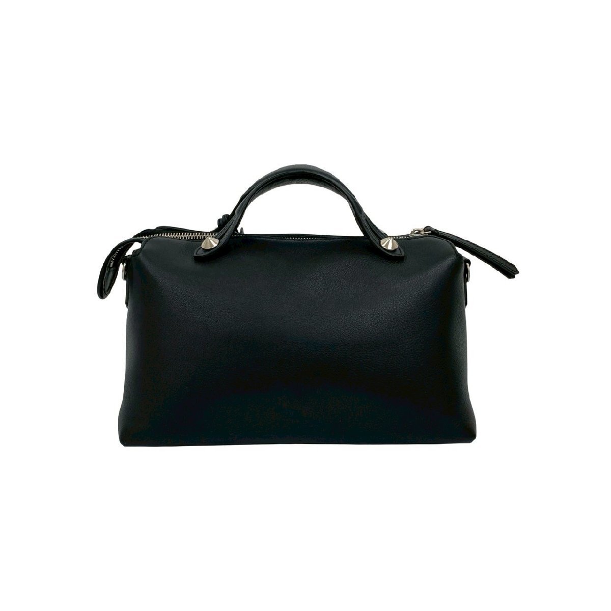 極 美品 袋付 FENDI フェンディ バイザウェイ ミディアム レザー 2way ハンドバッグ ミニ ボストンバッグ ショルダーバッグ ブラック 47579_画像4