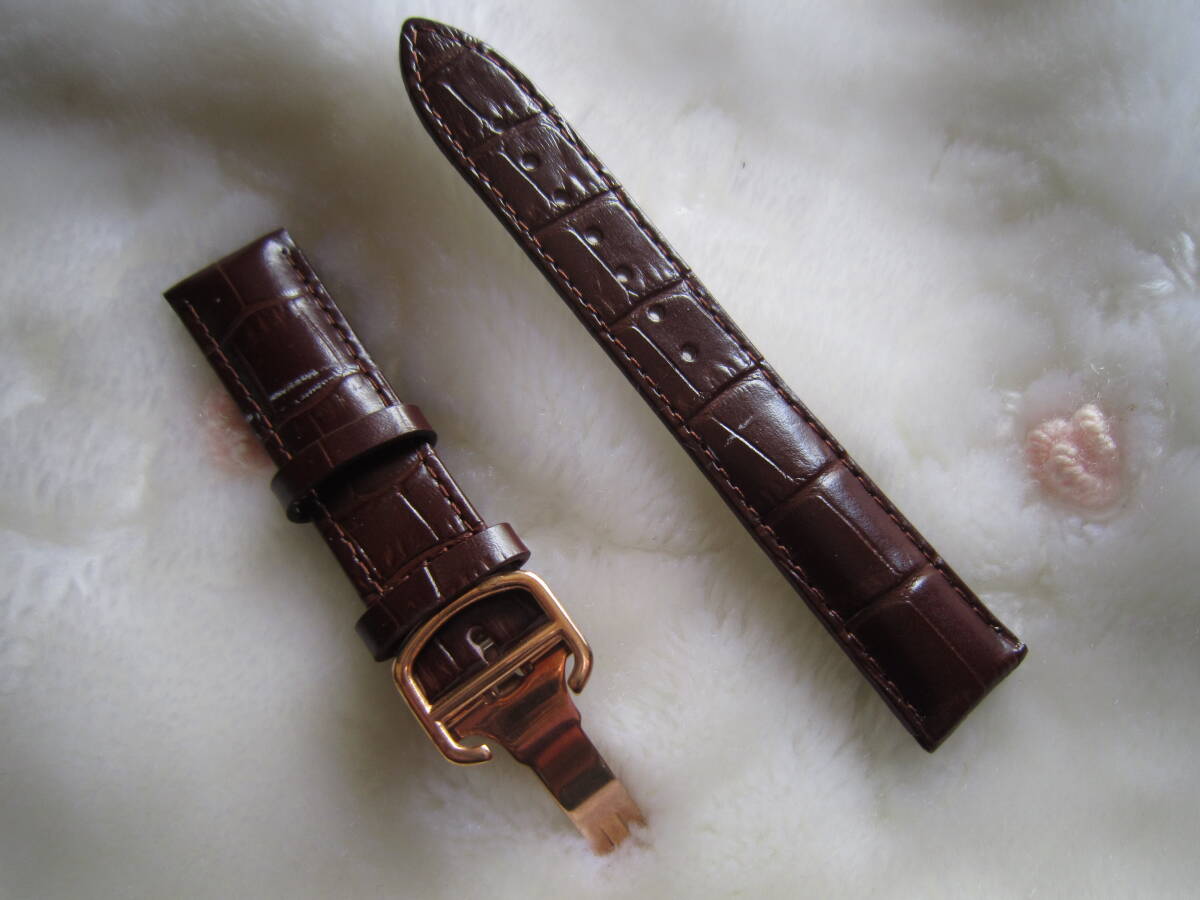 ◇ベルトandバックルINセット◆取り付幅:20mm◆Cartie*◆BROWN◆