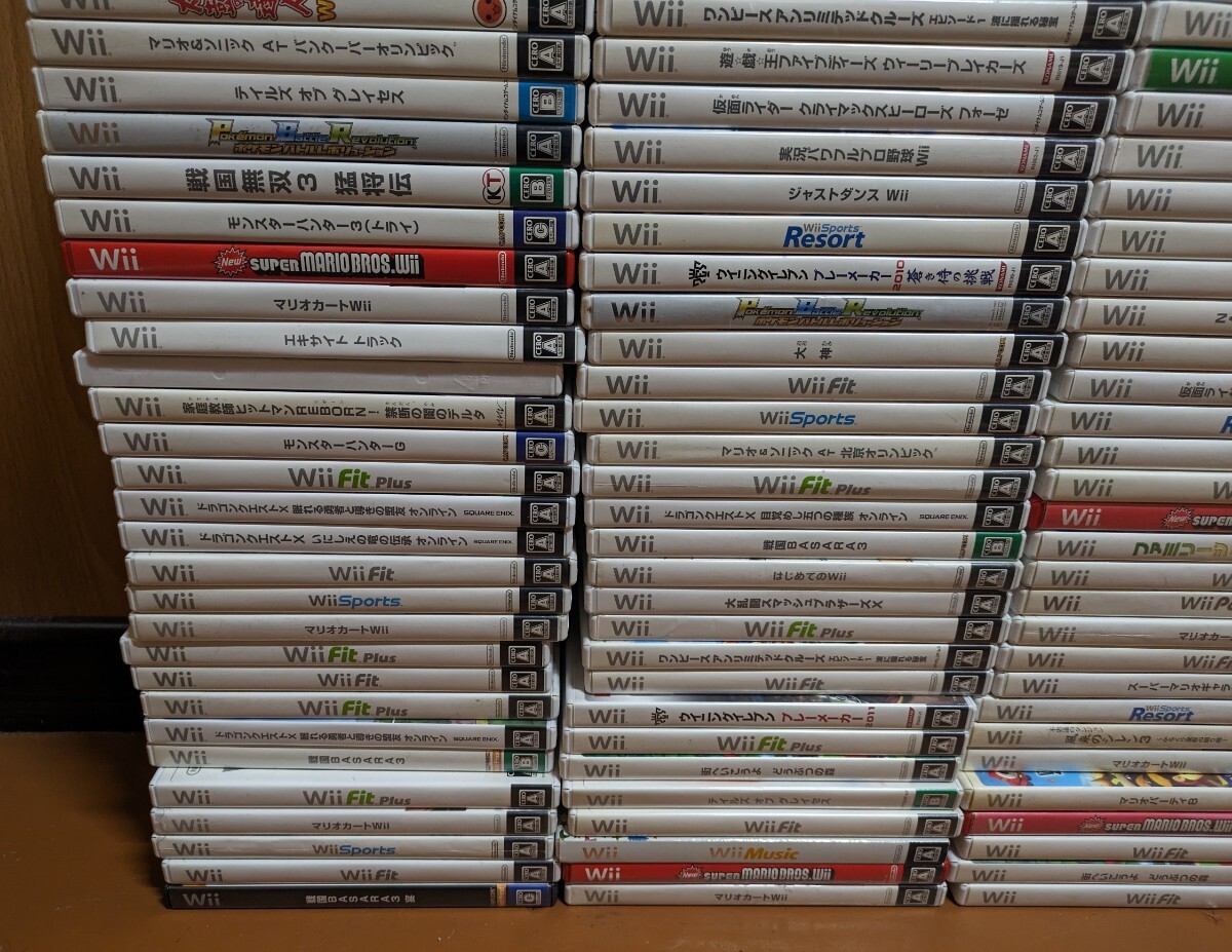 【ジャンク】【1円スタート】Wii/ウィー ゲームソフト 大量 約140本まとめ売り 【A721】