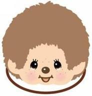 中古アクセサリー(非金属) スウィートブラウン フェイスヘアゴム 「モンチッチ」_画像1