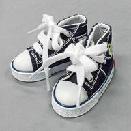 中古ぬいぐるみ スニーカーセット(デニム) ビーンドール用コスチュームシリーズ 「pickles the frog-かえるのピクルス_画像1