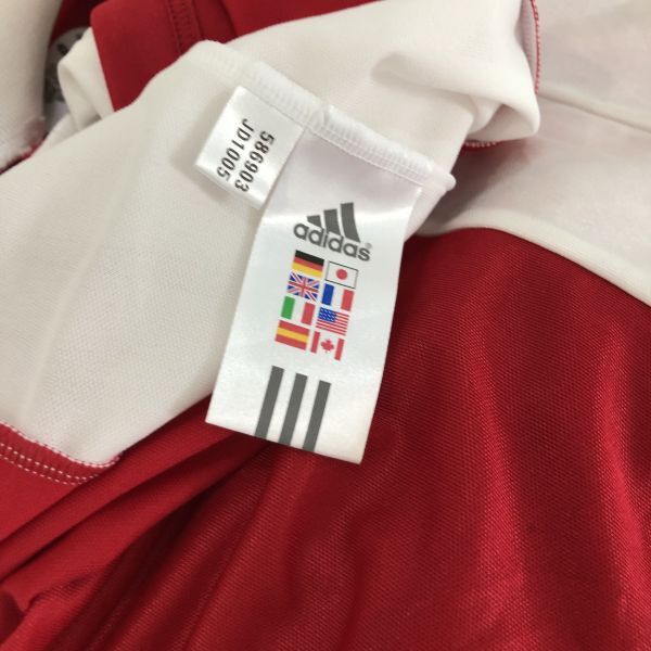 LV6325 実物 adidas 浦和西 半袖 レッド メンズ L_画像5