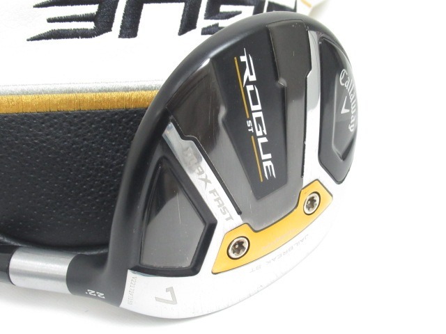 [6335]女性用キャロウェイ ROGUE ST MAX FASTフェアウェイウッド ELDIO40 for Callaway(L) 7W 22度 (1409)_画像1