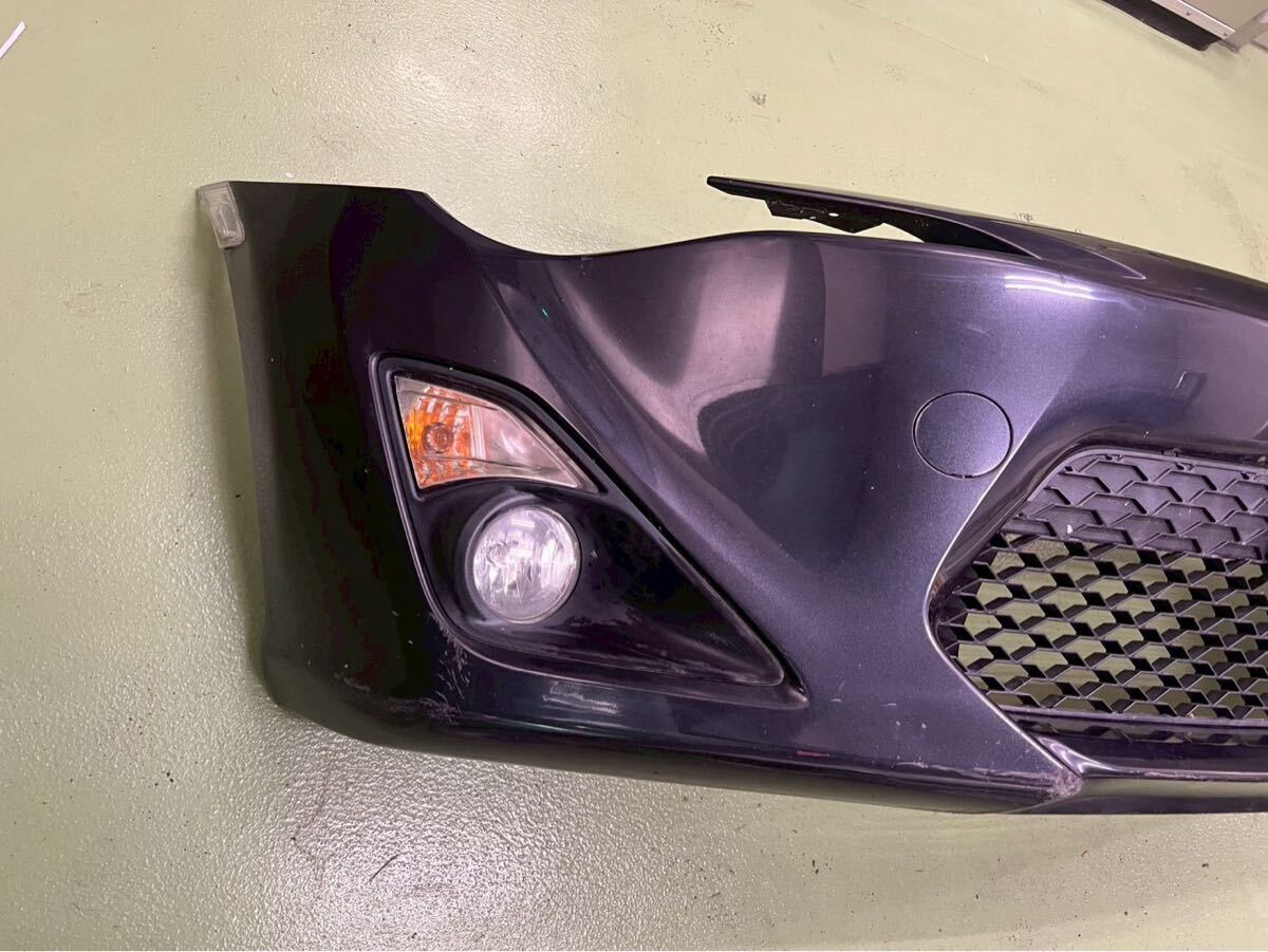 257-239-03 トヨタ ZN6 86 ハチロク 前期 フロントバンパー ロアグリル フォグランプ付き ガンメタ系 57704CA000_画像5