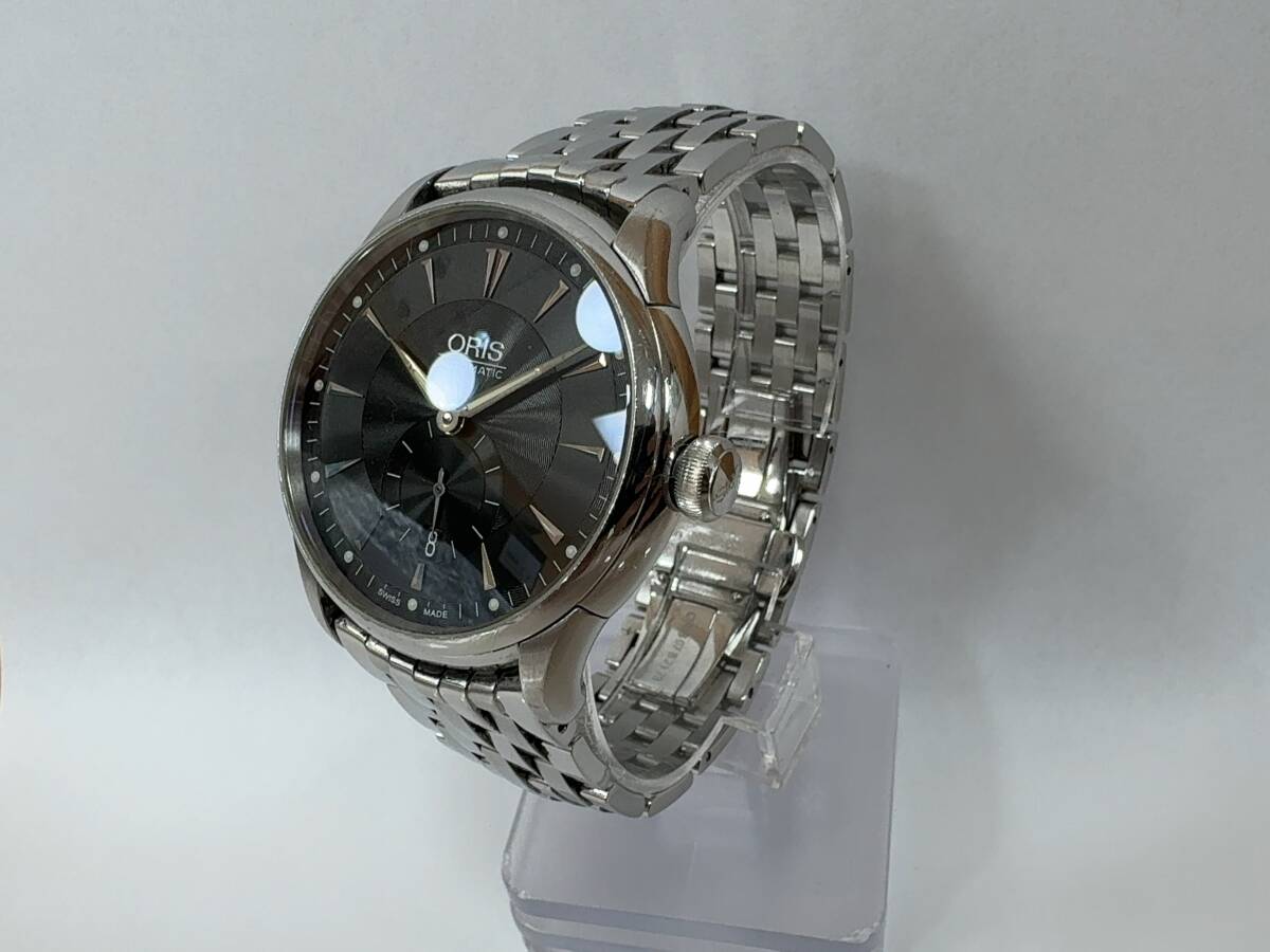 1円スタート ORIS Artelier オリス アートリエ 7582 自動(dòng)巻 SS AT 里スケ 本體のみ M250925