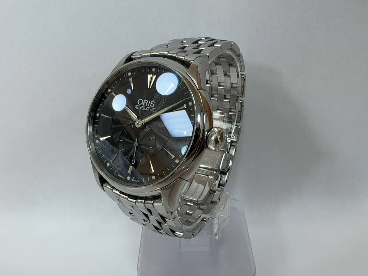1円スタート ORIS Artelier オリス アートリエ 7582 自動(dòng)巻 SS AT 里スケ 本體のみ M250925