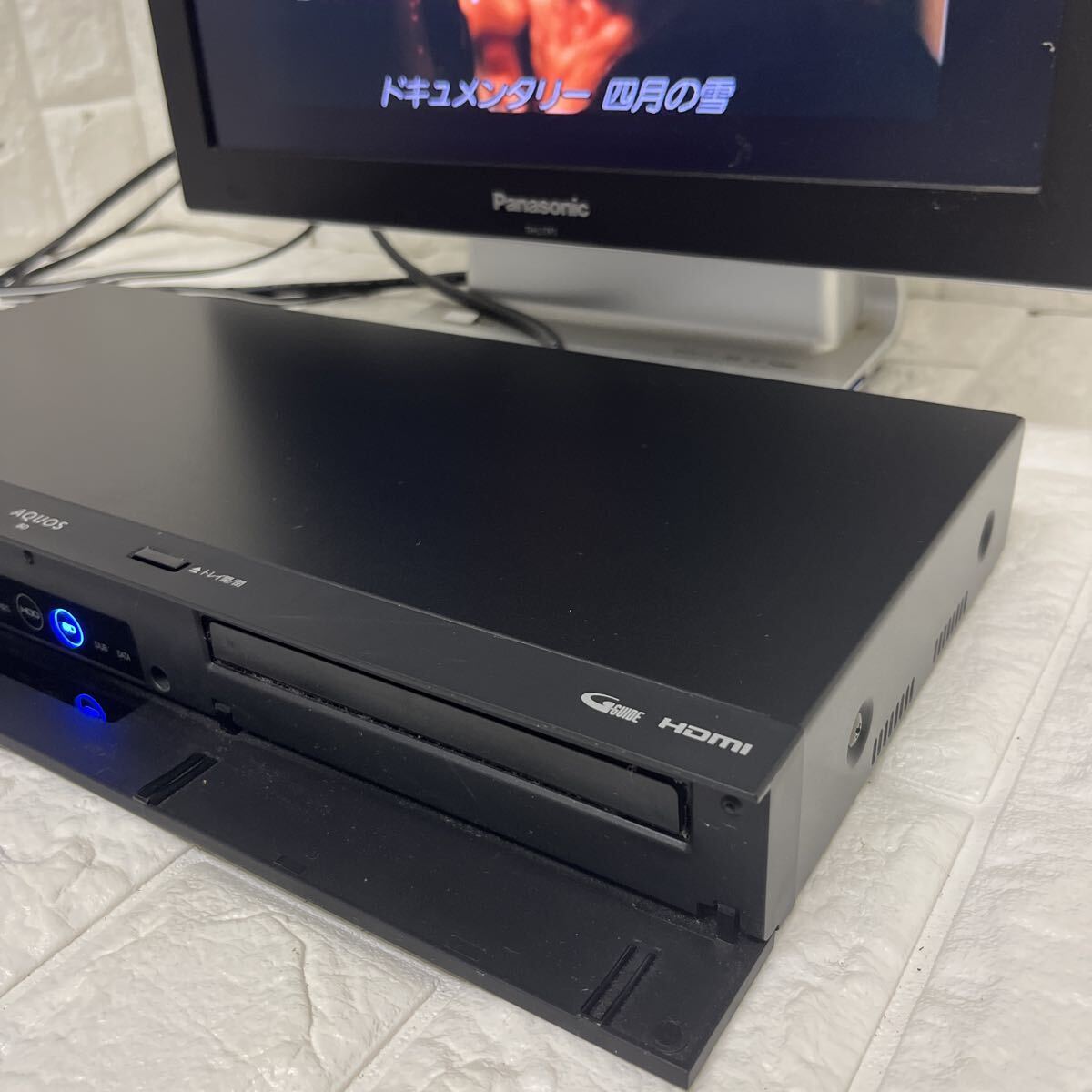 SHARP シャープ 2022年制　ブルーレイディスクレコーダー　制造番號　9114308 稼動(dòng)品