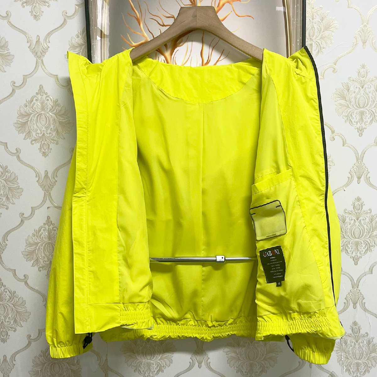 高級(jí)EU制＆定価6萬(wàn)◆UABONI*Paris*ジャケット*ユアボニ*パリ発◆快適 防風(fēng) 刺繍 フード付き マウンテンパーカー ブルゾン アトドア 2XL/52