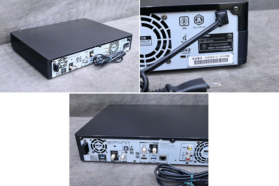 CD2312 TOSHIBA 東芝 HDD搭載BDレコーダー ブルーレイディスクレコーダー REGZAサーバー DBR-M590 6TB 15年制